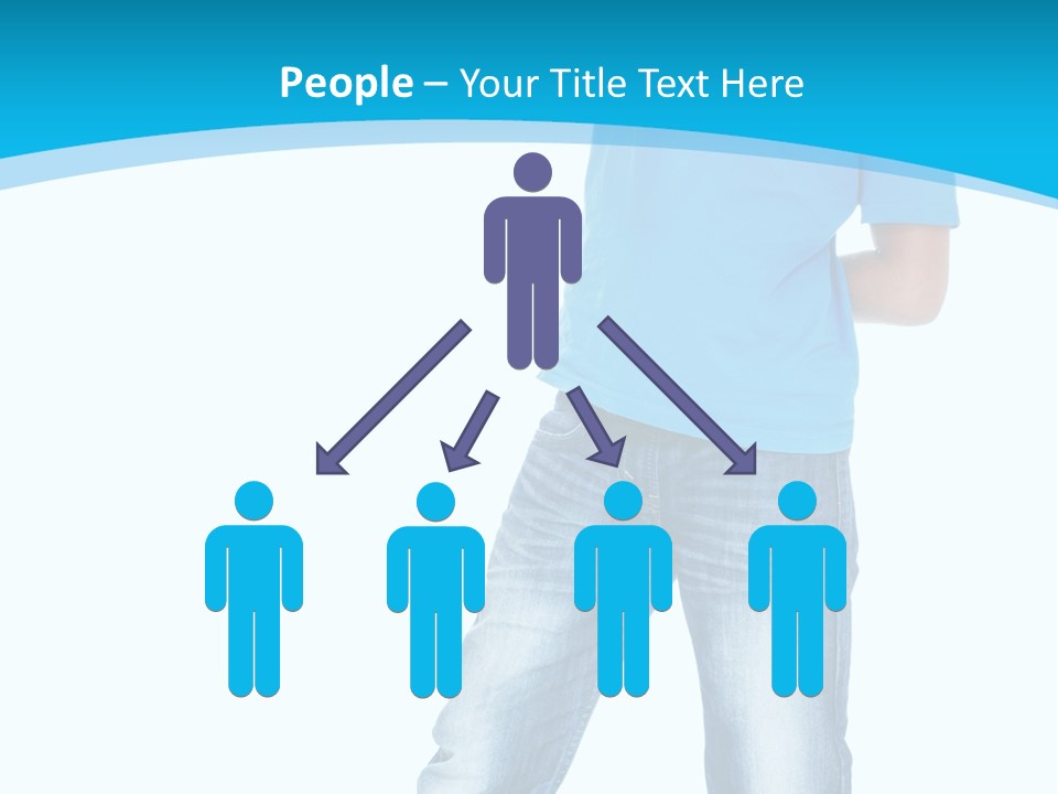 Boy Attractive Way PowerPoint Template