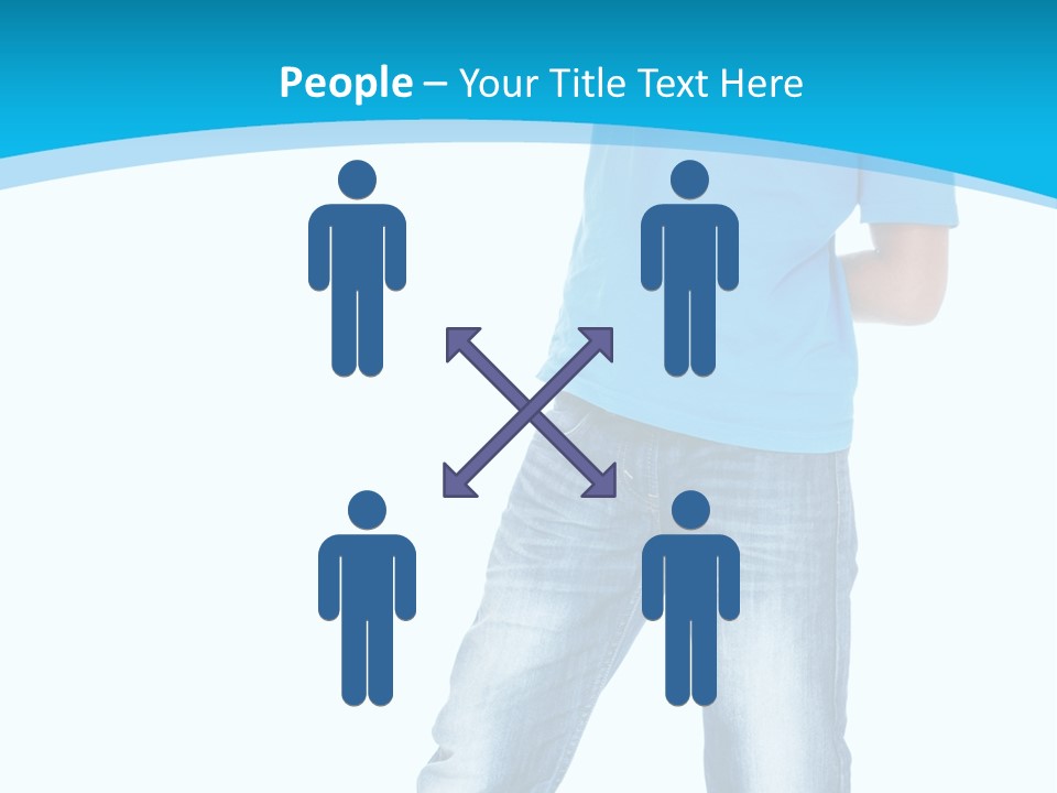 Boy Attractive Way PowerPoint Template