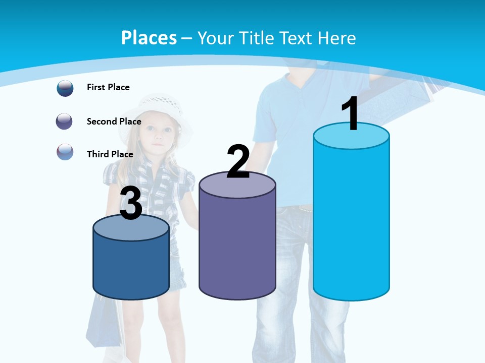 Elementary Age Jeans Shopping PowerPoint Template