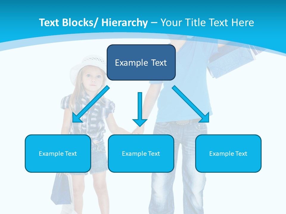 Elementary Age Jeans Shopping PowerPoint Template