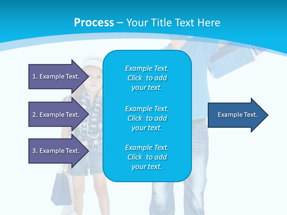 Elementary Age Jeans Shopping PowerPoint Template