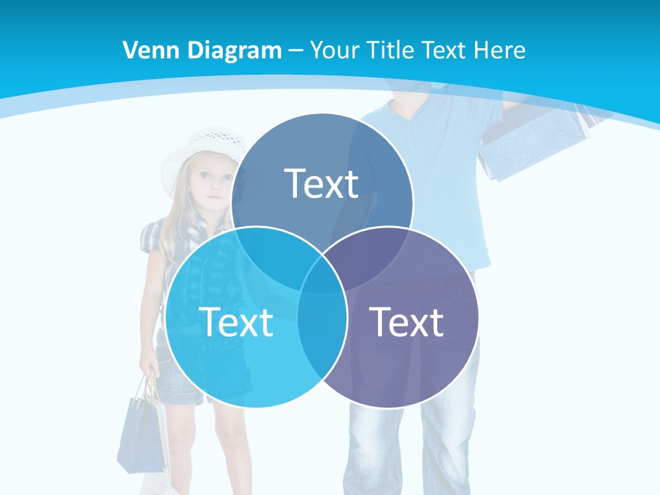 Elementary Age Jeans Shopping PowerPoint Template