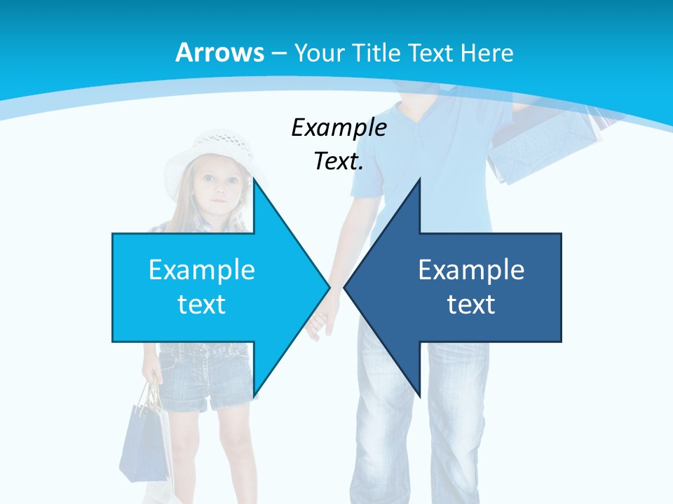 Elementary Age Jeans Shopping PowerPoint Template