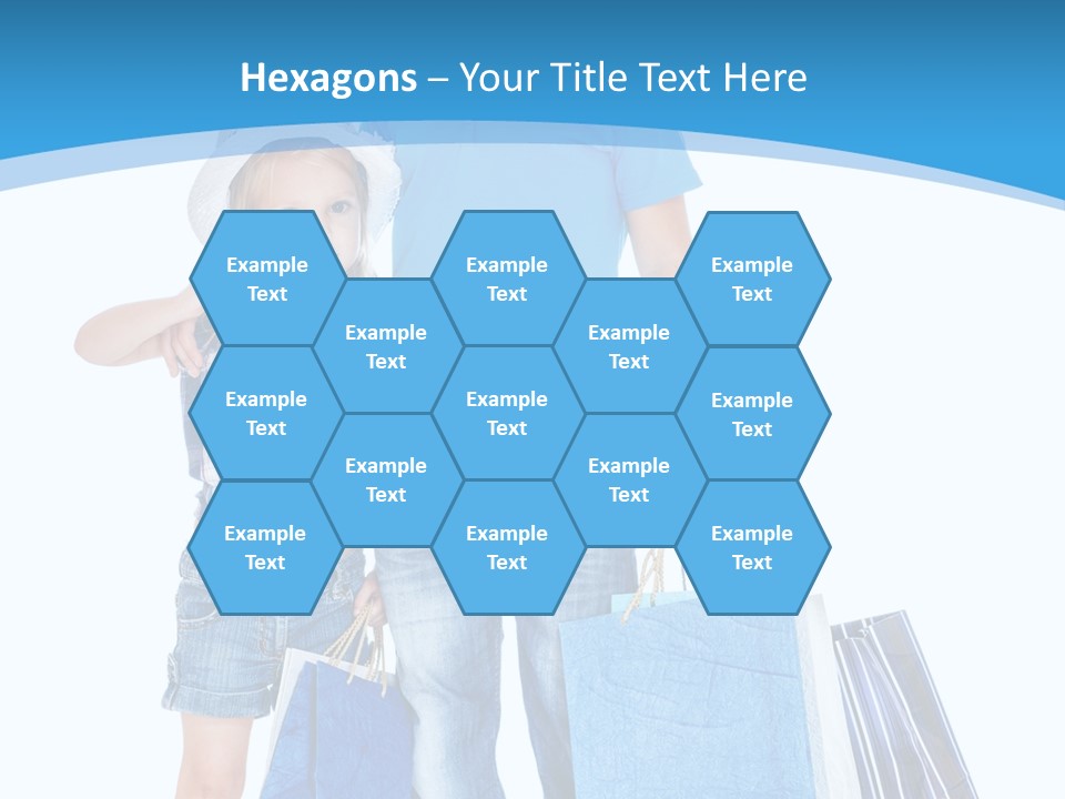 Blonde Small Kid PowerPoint Template