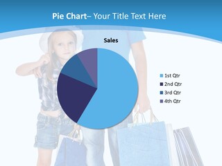 Blonde Small Kid PowerPoint Template