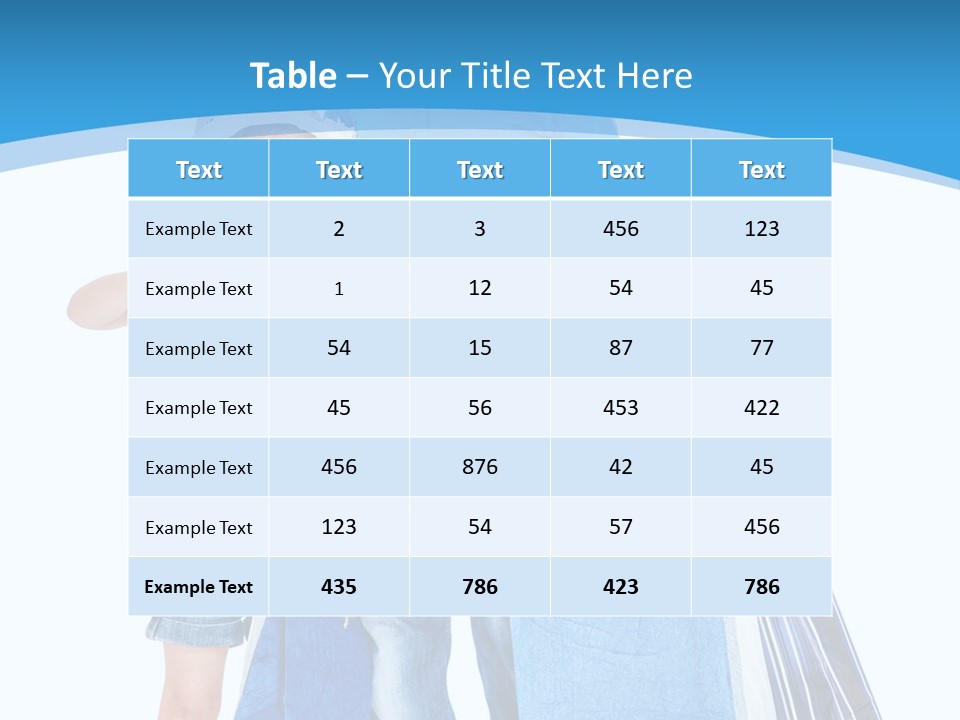 Blonde Small Kid PowerPoint Template