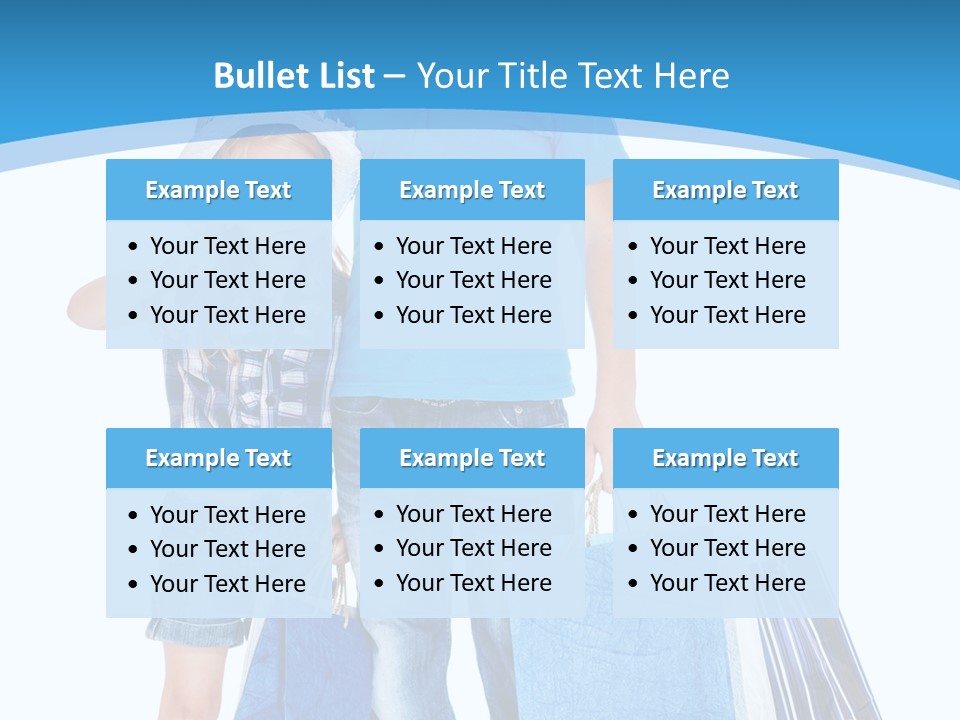 Blonde Small Kid PowerPoint Template