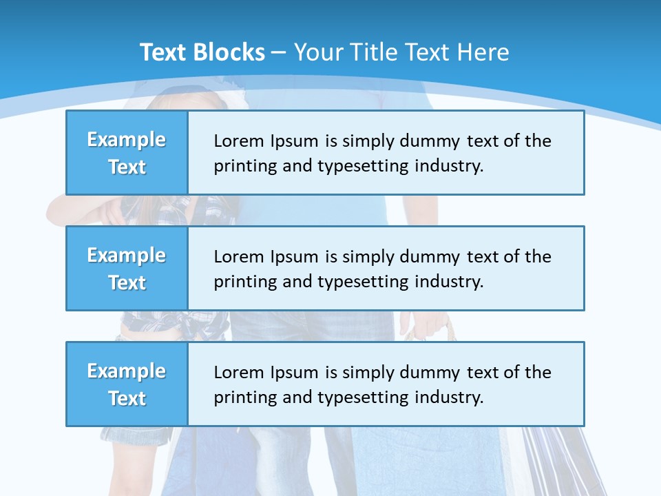 Blonde Small Kid PowerPoint Template