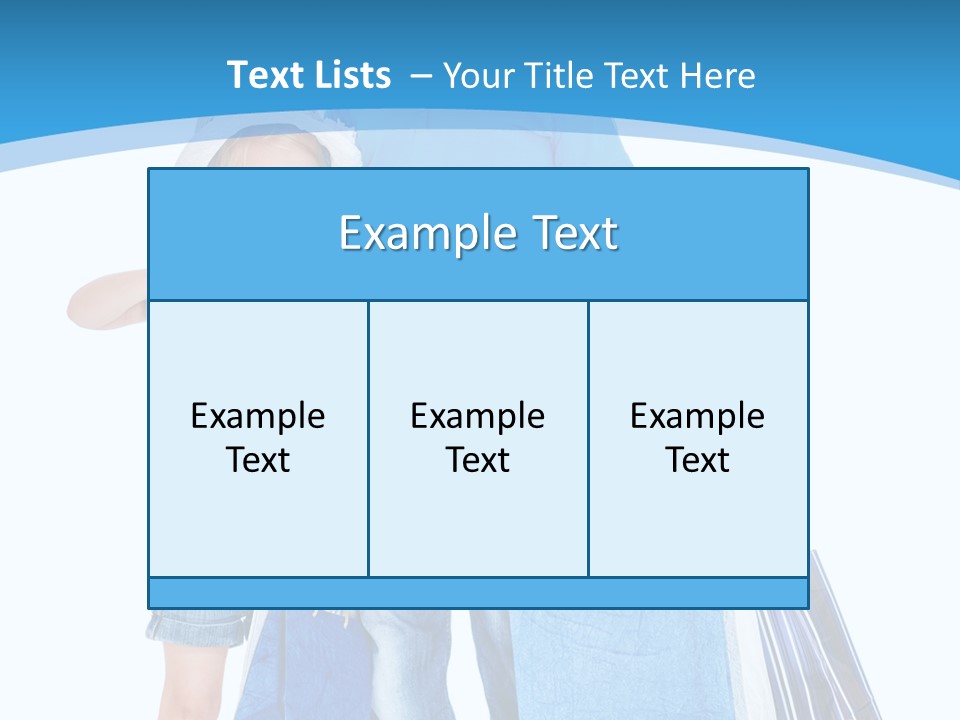 Blonde Small Kid PowerPoint Template