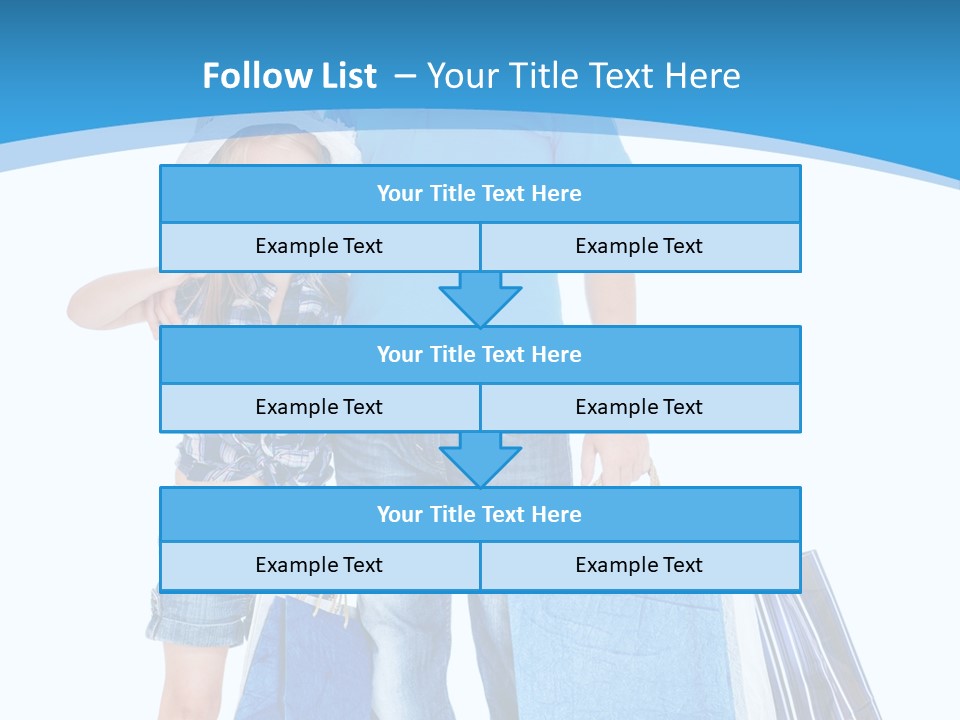 Blonde Small Kid PowerPoint Template