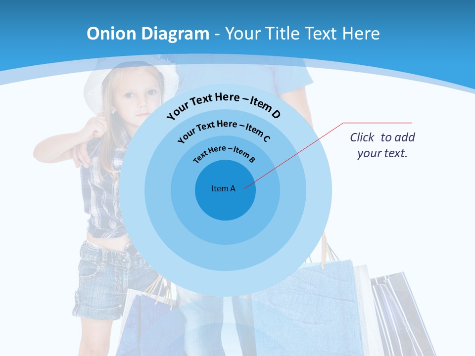 Blonde Small Kid PowerPoint Template