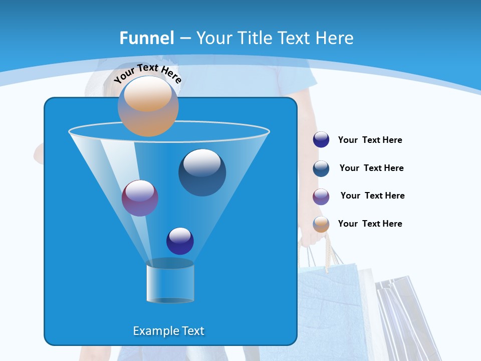 Blonde Small Kid PowerPoint Template