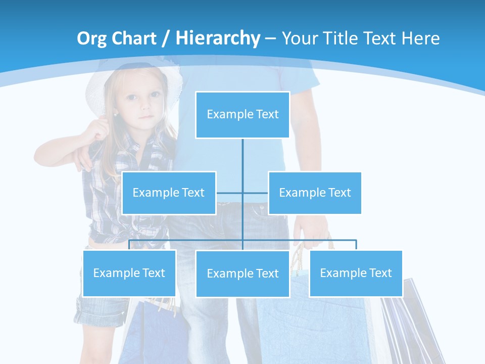 Blonde Small Kid PowerPoint Template