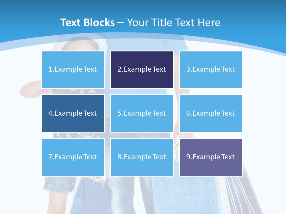 Blonde Small Kid PowerPoint Template