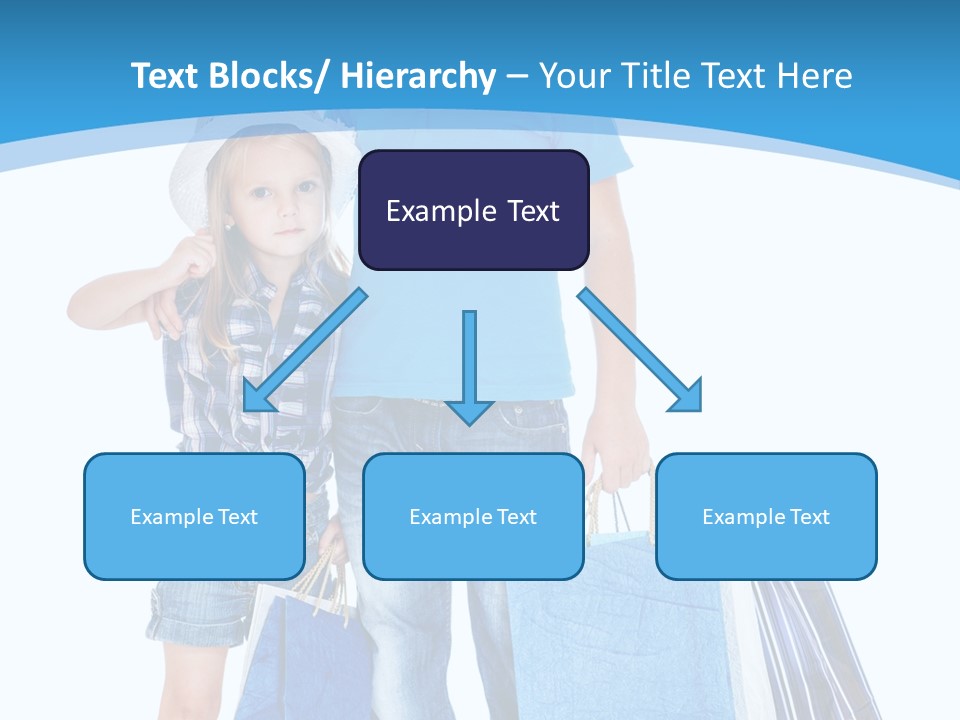 Blonde Small Kid PowerPoint Template