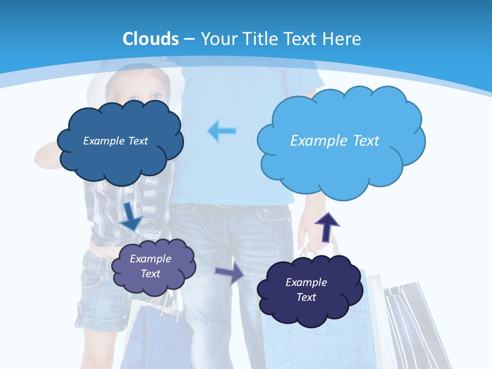 Blonde Small Kid PowerPoint Template