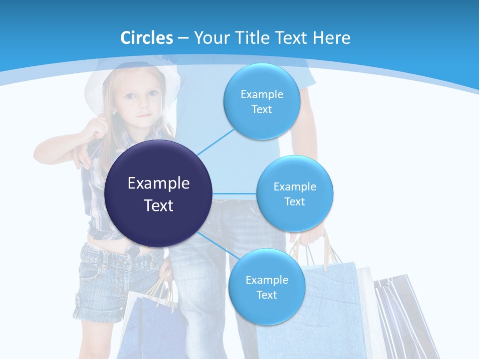 Blonde Small Kid PowerPoint Template