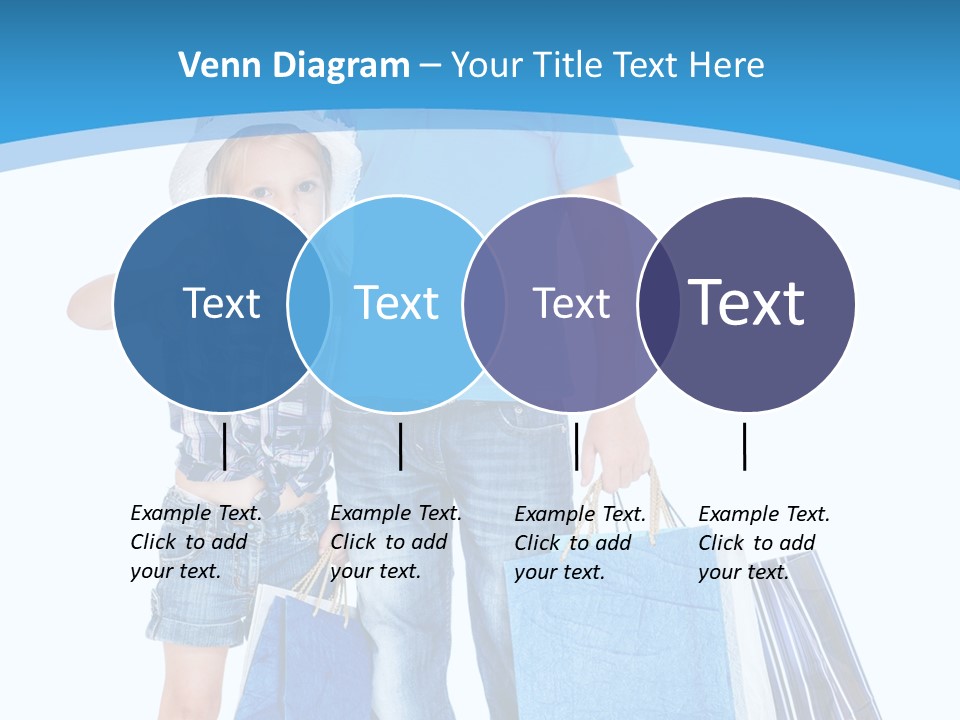 Blonde Small Kid PowerPoint Template