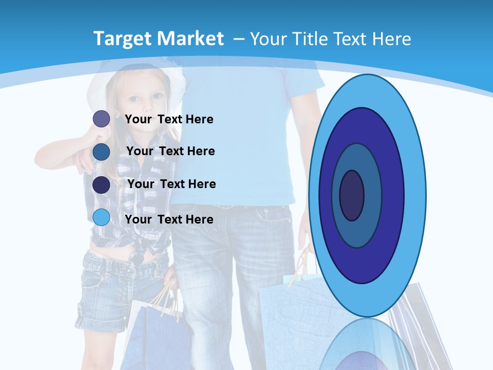 Blonde Small Kid PowerPoint Template