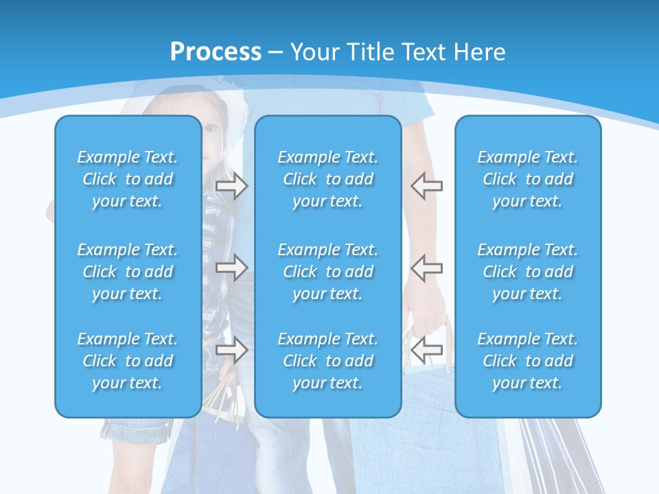 Blonde Small Kid PowerPoint Template