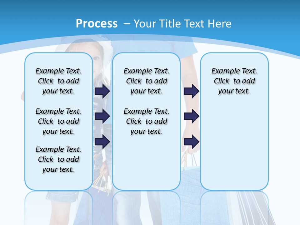 Blonde Small Kid PowerPoint Template