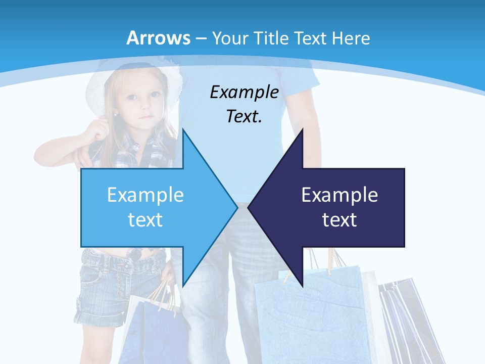 Blonde Small Kid PowerPoint Template