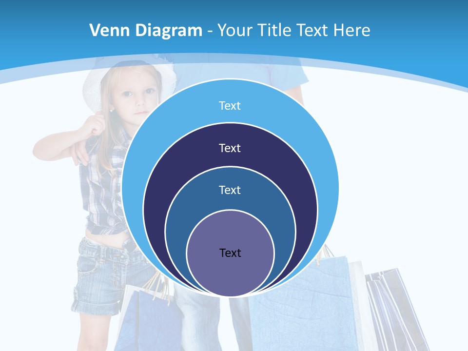 Blonde Small Kid PowerPoint Template