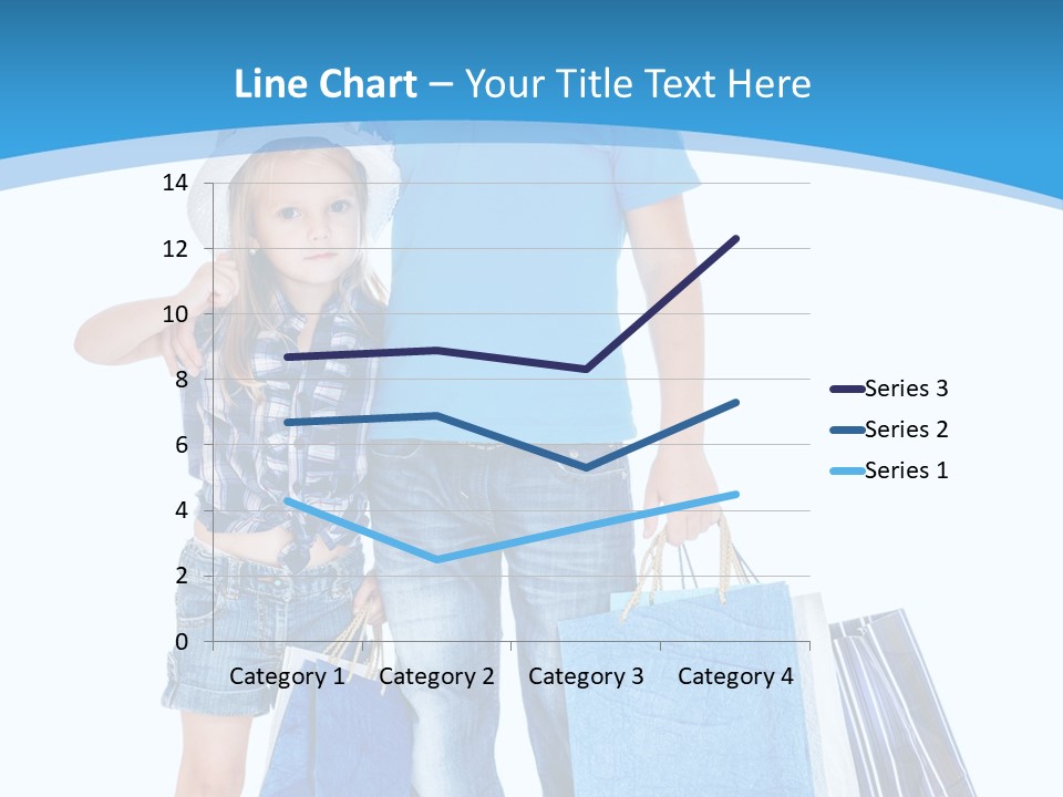 Blonde Small Kid PowerPoint Template