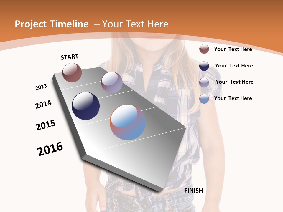 Little Preschooler Fashion PowerPoint Template