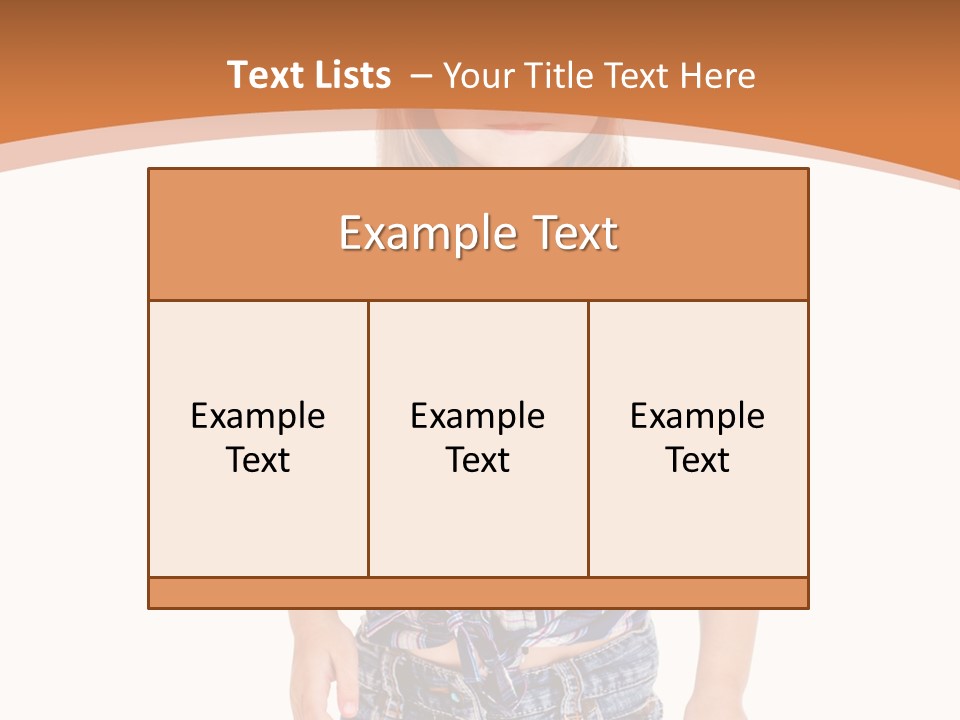 Little Preschooler Fashion PowerPoint Template