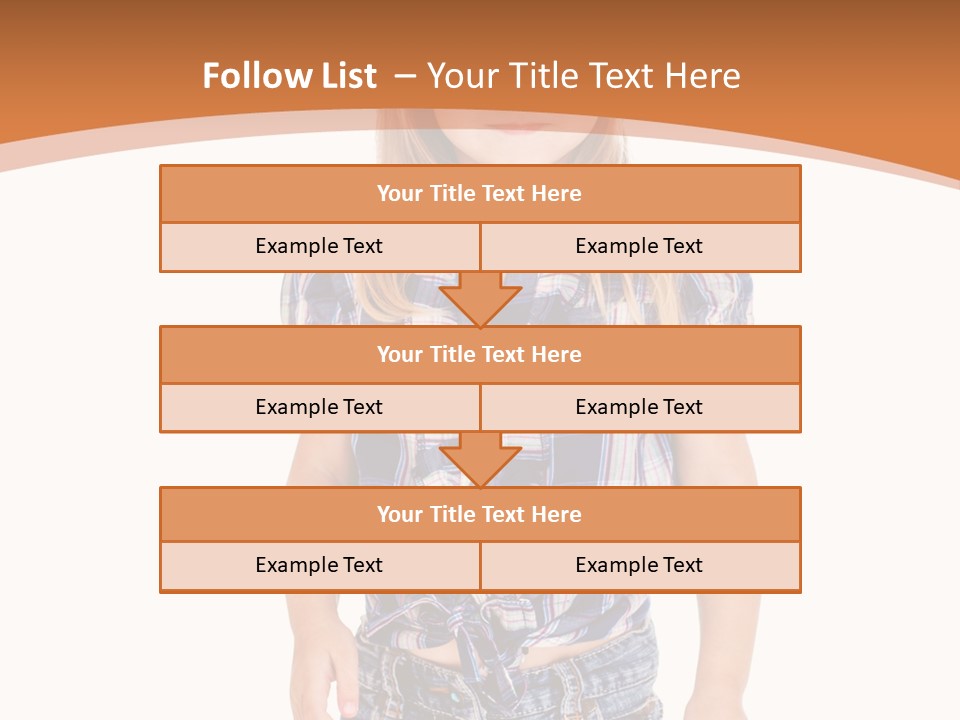 Little Preschooler Fashion PowerPoint Template