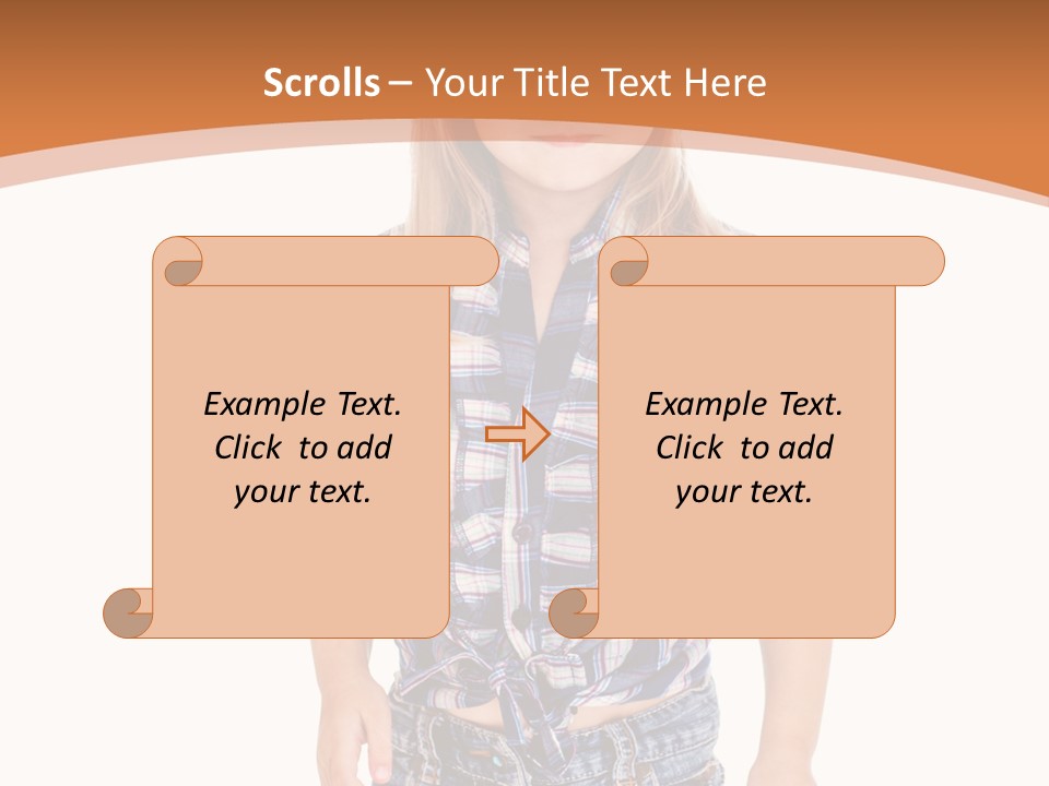 Little Preschooler Fashion PowerPoint Template