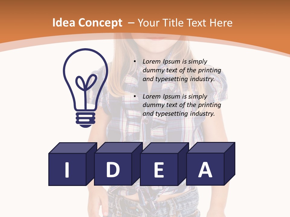 Little Preschooler Fashion PowerPoint Template