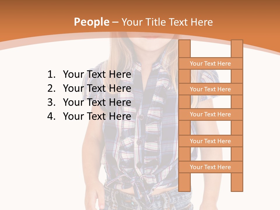 Little Preschooler Fashion PowerPoint Template