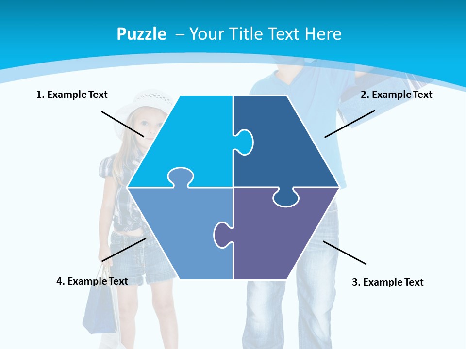 Boy Carry Together PowerPoint Template