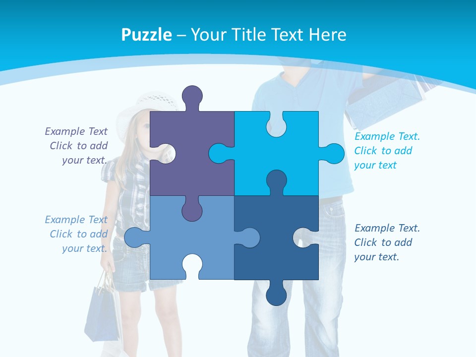 Boy Carry Together PowerPoint Template