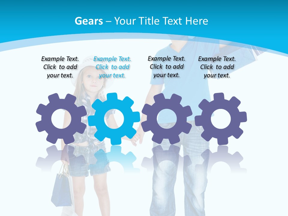 Boy Carry Together PowerPoint Template