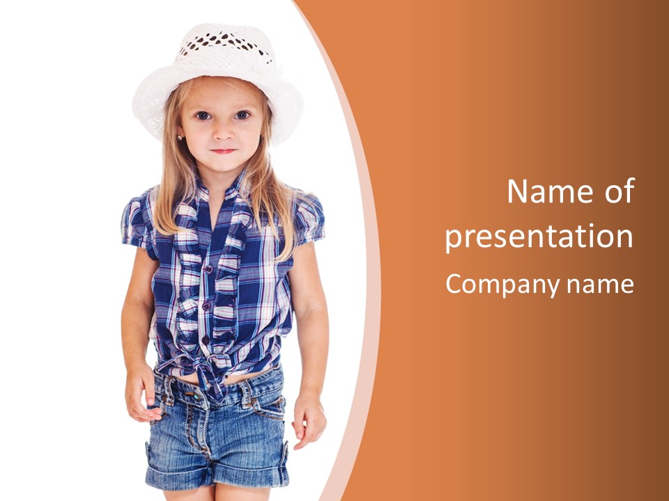 Little Toddler Small PowerPoint Template