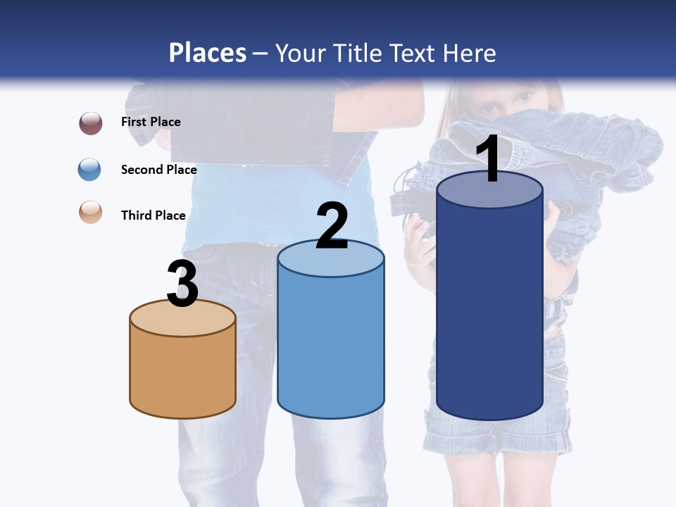 Clothing Pile Beautiful PowerPoint Template