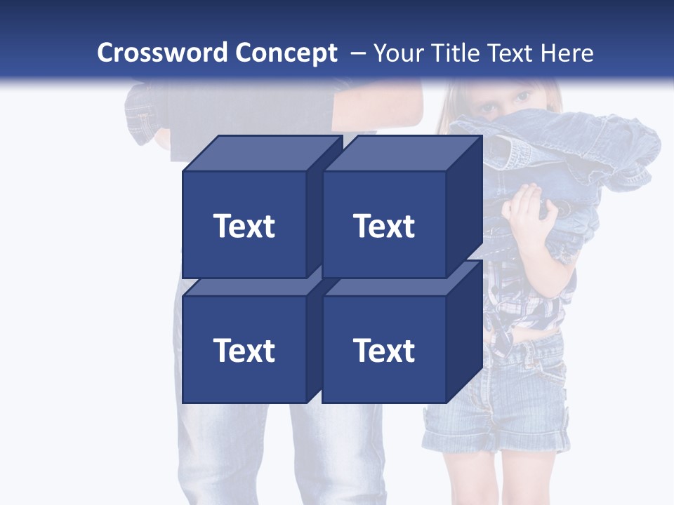 Clothing Pile Beautiful PowerPoint Template