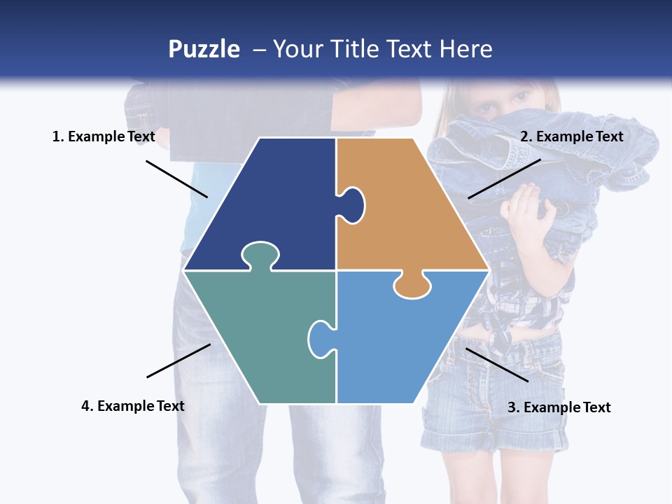 Clothing Pile Beautiful PowerPoint Template