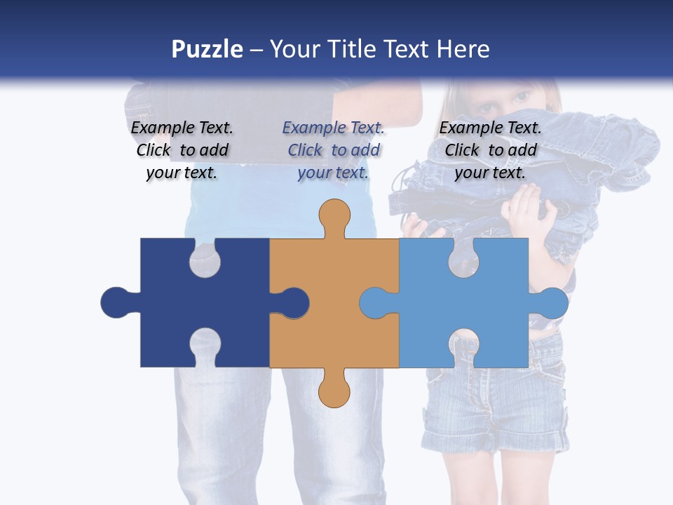 Clothing Pile Beautiful PowerPoint Template