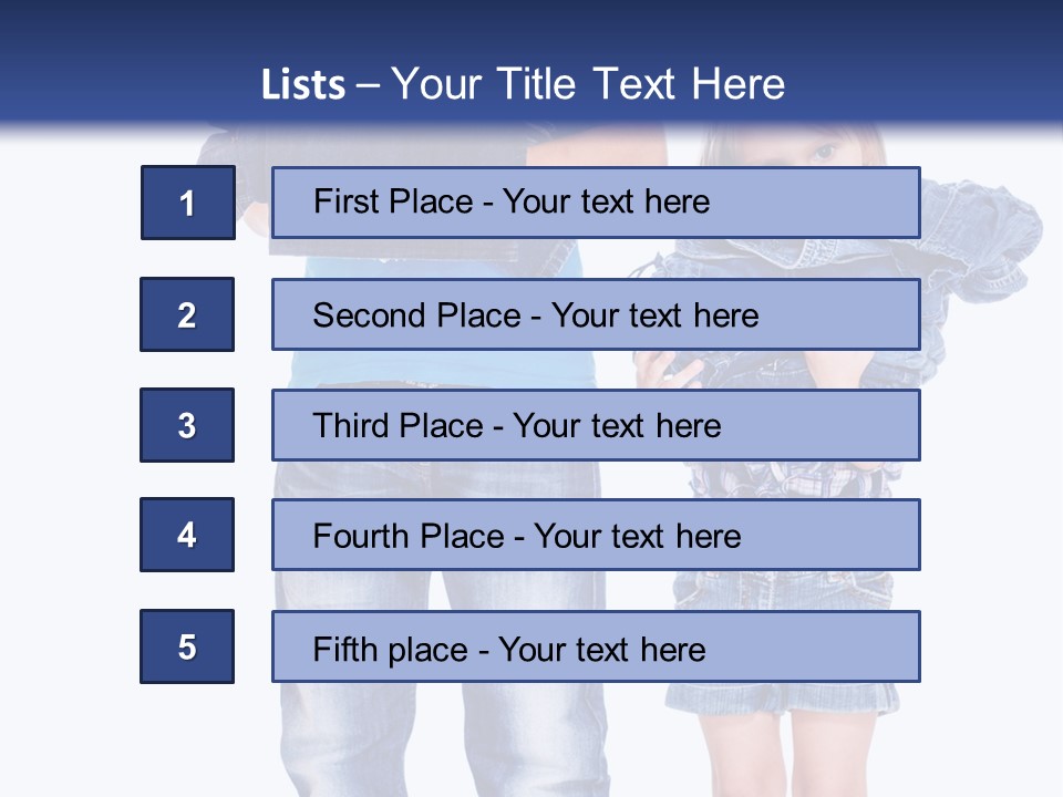 Clothing Pile Beautiful PowerPoint Template