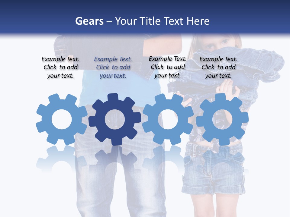 Clothing Pile Beautiful PowerPoint Template