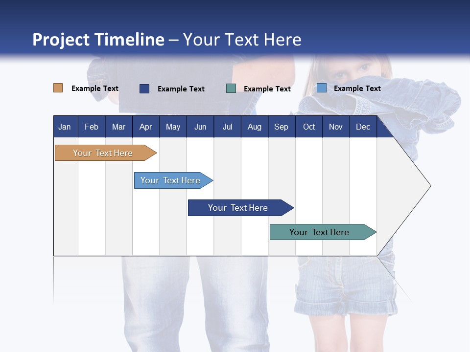 Clothing Pile Beautiful PowerPoint Template