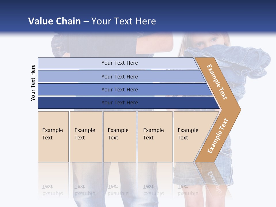 Clothing Pile Beautiful PowerPoint Template