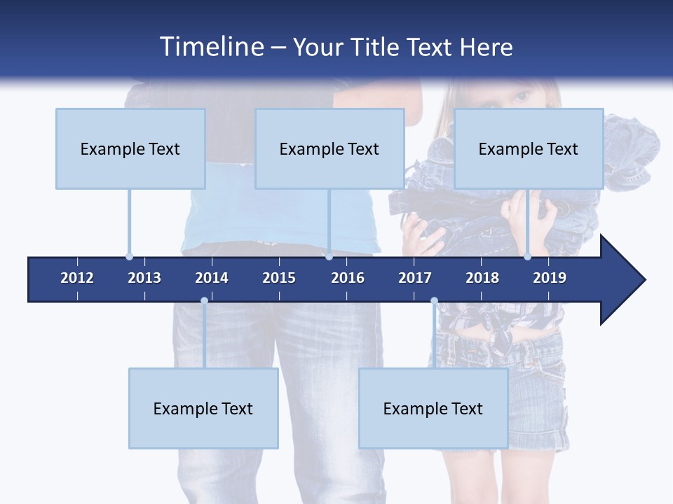 Clothing Pile Beautiful PowerPoint Template