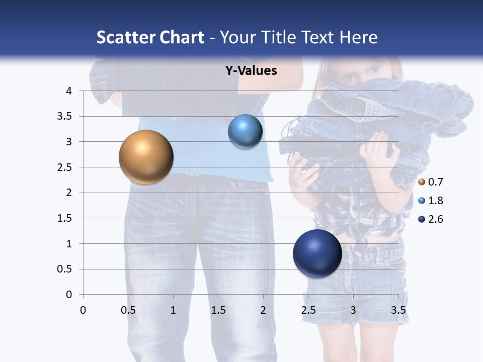 Clothing Pile Beautiful PowerPoint Template