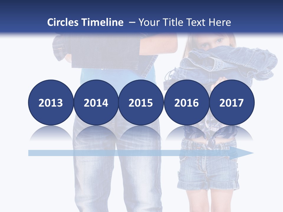 Clothing Pile Beautiful PowerPoint Template