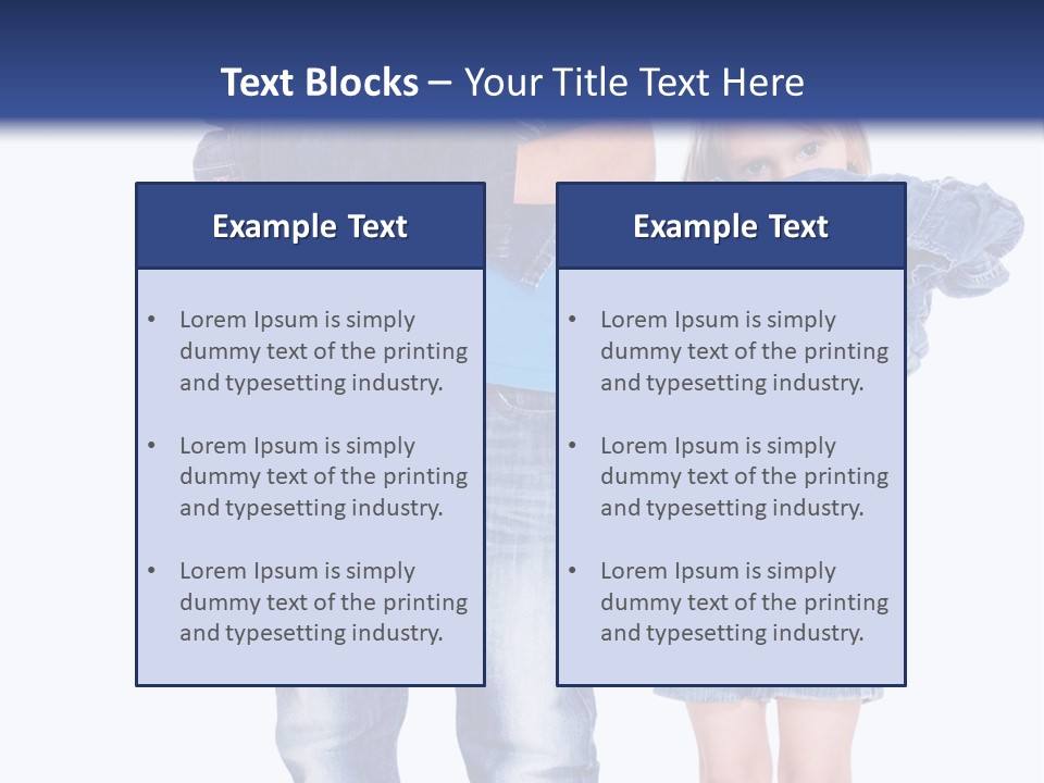 Clothing Pile Beautiful PowerPoint Template